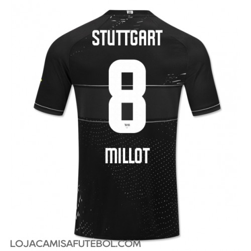 Camisa de Futebol Stuttgart Enzo Millot #8 Equipamento Alternativo 2024-25 Manga Curta